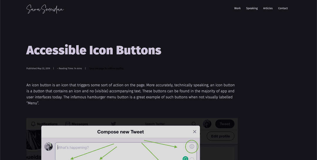 Accessible Icon Buttons